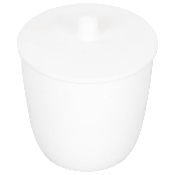 GOOHOCHY Herramienta de experimento de laboratorio de crisolio de porcelana profesional con tapa de 100 ml