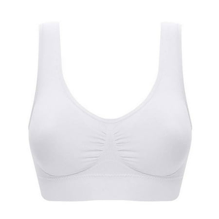 

Uerlsty PLUS SIZE Womens Seamless Sports Bras Ladies Yoga Comfort Stretch Shapewear Vest