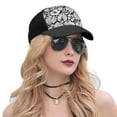 thumbnail image 5 of Naloa Tropical Leaves Adult adjustable Print Baseball Hat, Patchwork curved brim baseball capfor Men and Women, One Size, 5 of 5