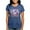 Heather Blue, variant on CafePress - Adorable Floral Unicorn T Shirt - Womens Tri-blend T-Shirt