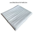 thumbnail image 3 of HCBY Full Size White Striped Flat Sheet, 90"x78", Lightweight, Comfortable & Cooling - Wrinkle-Free for Home, Hotel, or Dormitory​, 3 of 6