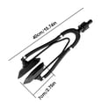 thumbnail image 3 of Barco Dual Agua Alimentación Motor Motor Earmuffs Durable Dos Copas Rectangulares Accesorios de Barco de Flujo Doble Para Navegar Yacht Marina Negro seitruly VI001918-00, 3 of 6