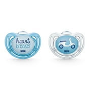 NUK Airflow Orthodontic Pacifiers, Boy, 6-18 Months, 2-Pack