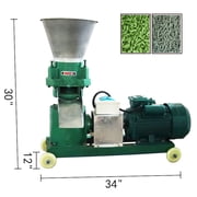 TECHTONGDA Farm Animal Feed Pellet Mill Machine 8MM Chicken Feed Granulator 4500W 220V