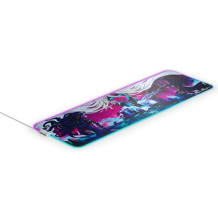 SteelSeries - Qck Prism XL Neo Noir Edition Cloth Gaming Mouse Pad Optimized for Gaming Sensors - Multi