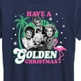 thumbnail image 3 of Golden Girls - Have A Golden Christmas - Women's Short Sleeve Graphic T-Shirt, 3 of 5
