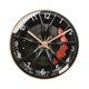 thumbnail image 2 of Reloj de pared con motivo de rueda - Decoración de pared tranquila para colgar - Decorativo, F, 2 of 9