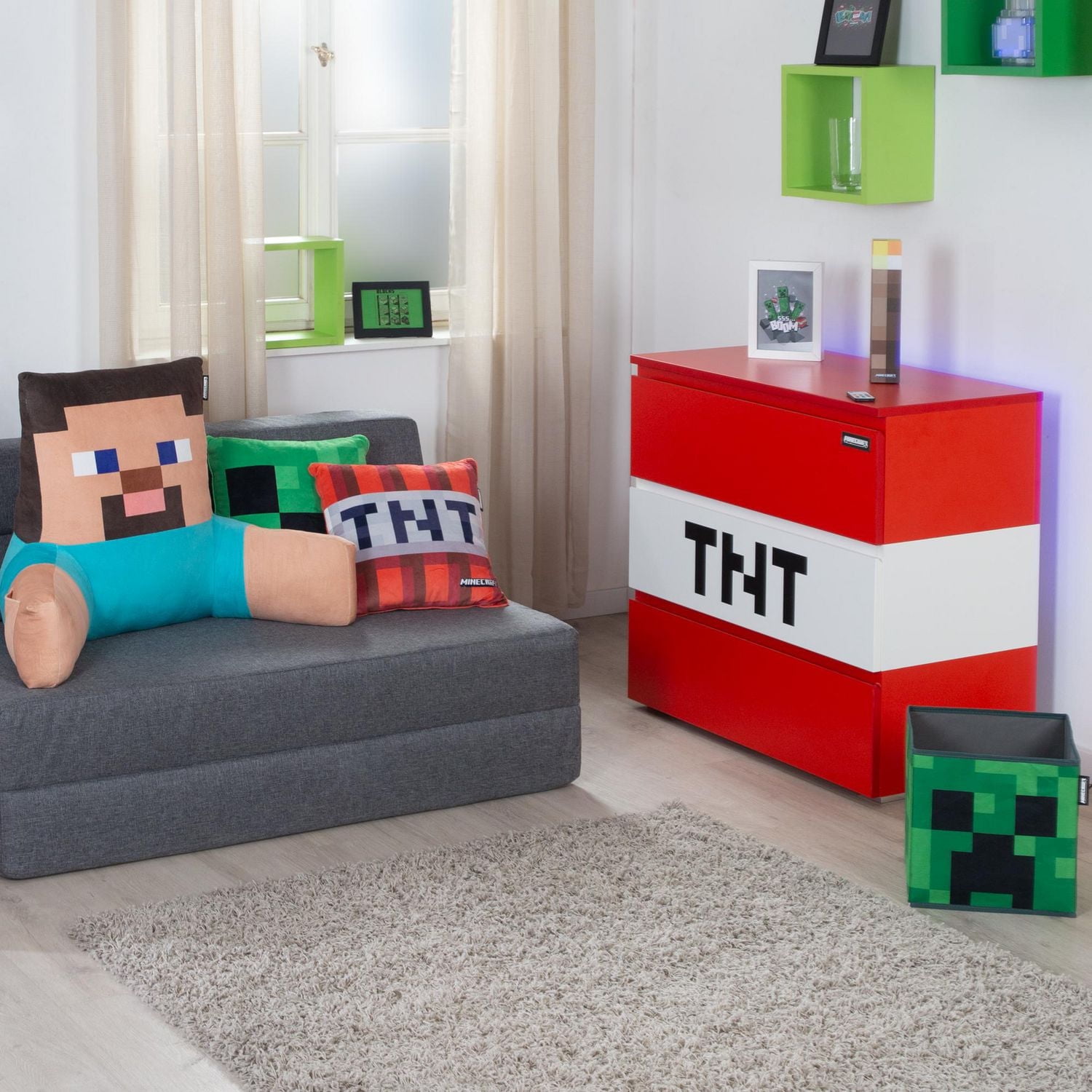 Commode à 3 tiroirs Minecraft, TNT