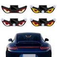 thumbnail image 2 of Solar Powered Devil Eyes Car Sign, Solar Demon Eye Led Car Window Light, Solar & USB-C Rechargeable Wireless Cars Light with Vibration and Lights Sensor, 5 Modes for Cars Trucks Suvs, 2 of 10