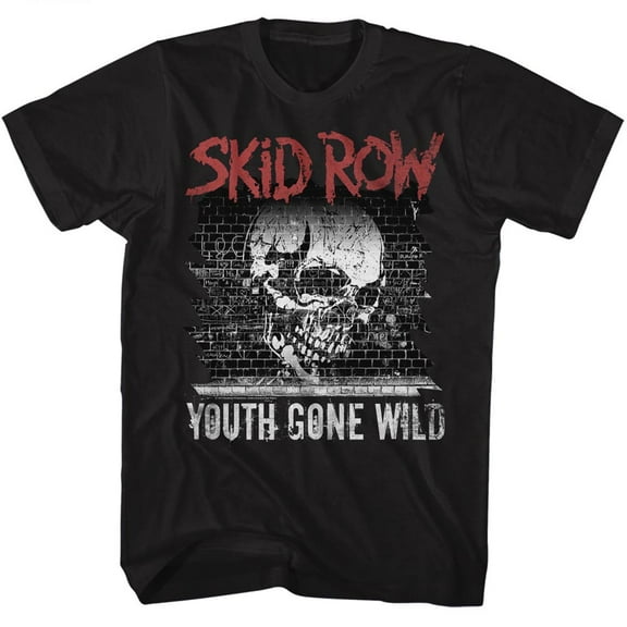 Skid Row Graffiti Gone Wild Black Adult T-Shirt
