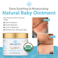 thumbnail image 3 of Era Organics Healing Ointment for Babies - USDA Certified Organic Natural Gentle Moisturizer for Sensitive Skin Prone To Baby Eczema, Cradle Cap, Rashes, Hives & More Super Balm 2 Ounce, 3 of 6