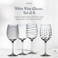thumbnail image 2 of Juego de 4 copas de vino blanco Mikasa Cheers, 470 ml, 2 of 7