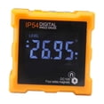 thumbnail image 2 of DYNWAVECA Digital Inclinometer Electronic Level Portable Clear Display Accessories Digital Angle Gauge Measuring Tool for Construction Orange, 2 of 10