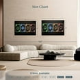 thumbnail image 4 of Elephant Stock Neon Playing Cards Wall Art - Horizontal Canvas Wall Art - Living Room Wall Decor - Hobbies And Lifestyle Canvas - Black And Green Decor - 51" x 34", 4 of 8