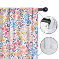 thumbnail image 4 of Blackout Kids Curtains,Pink Pioneer Flower Pattern Childrens Insulated Curtains Set Of 2,Bedroom Essentials,Toddler Room Decor 42x84in(106x213cm), 4 of 5