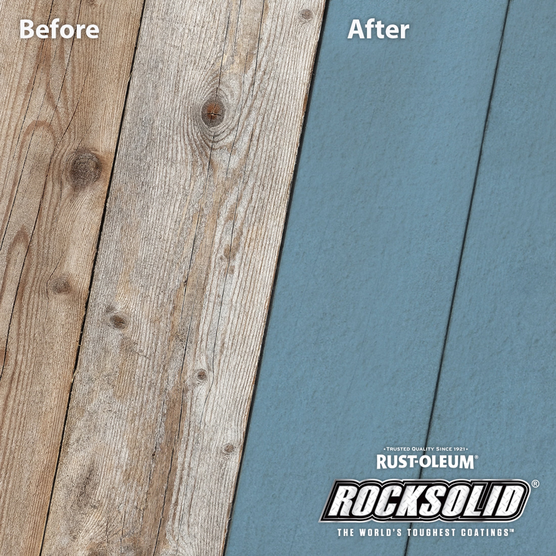 Porch, Rust-Oleum RockSolid 2X Solid Exterior Wood Deck Stain-319772T, Gallon