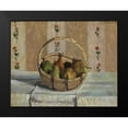 thumbnail image 2 of Pissarro, Camille 14x12 Black Modern Framed Museum Art Print Titled - Still Life. Apples and Pears in a Round Basket, 2 of 5