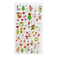 thumbnail image 3 of Pegatinas navideñas DIY con estampado en caliente, regalo decorativo transparente de PVC, pegatinas navideñas de recompensa para niños con dibujos animados, 3 of 6