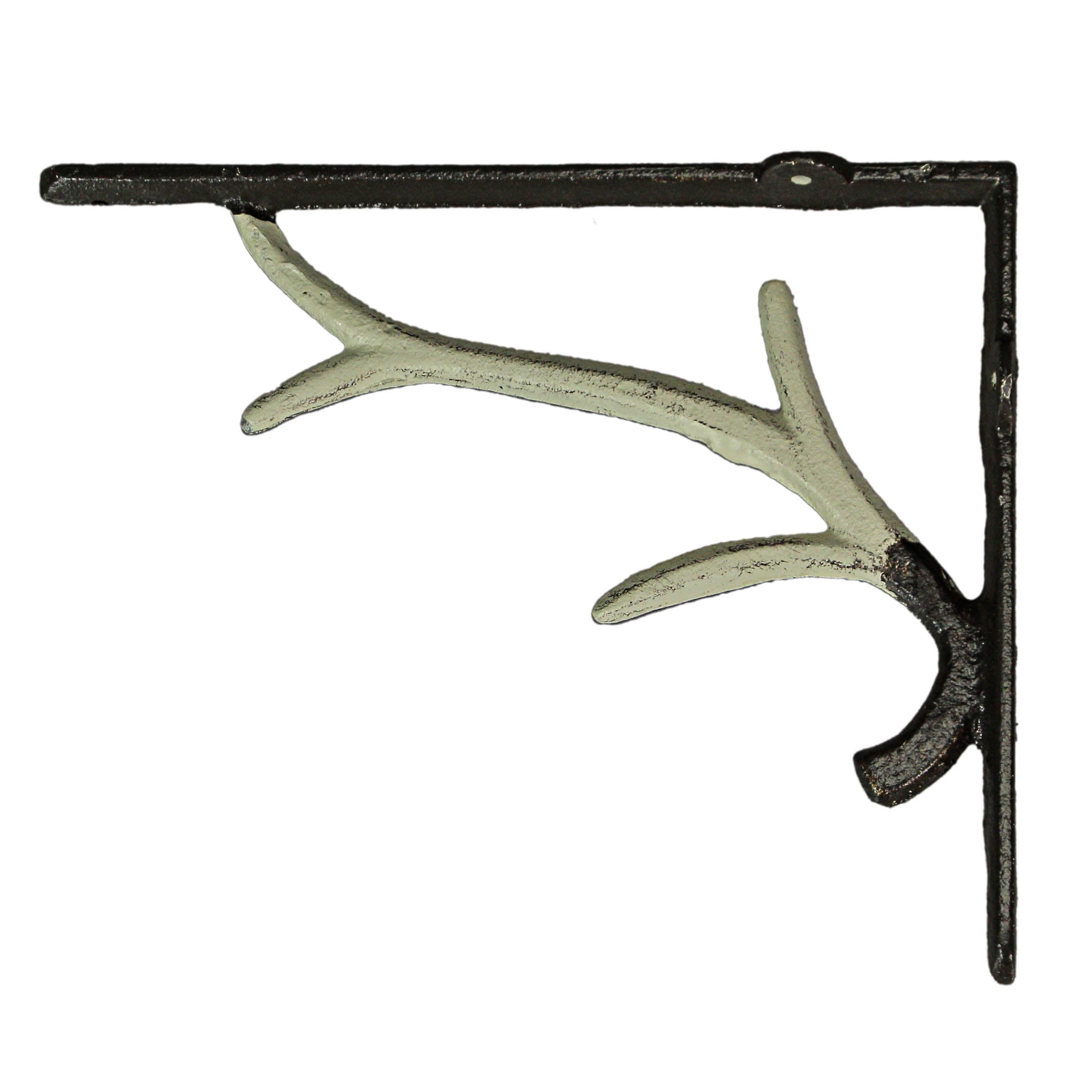 Zeckos Deer Antler Decorative Shelf Brackets Wall Decor Set of 2