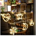 thumbnail image 3 of Cadena de luces led de ambiente festivo navideño, luces decorativas creativas con brillo navideño, cadena de luces sin rastro con ventosa, 3 of 4