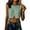#258-Green, variant on Womens Summer Crop Tank Tops Cotton Linen Round Neck Solid Color Sleeveless Split Hem Blouses for Daily Wear