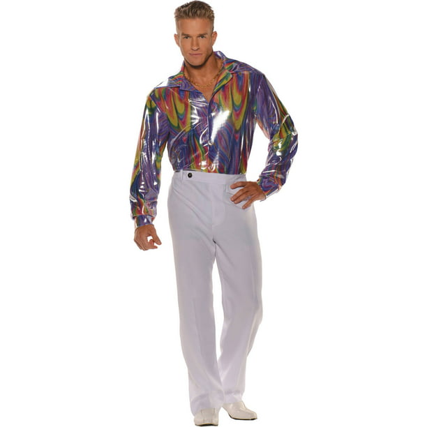 Disco Shirt Men's Adult Halloween Costume - Walmart.com - Walmart.com