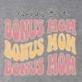 thumbnail image 5 of Wild Bobby, World's Best Bonus Mom Mother's Day Tri-Blend Racerback Tank Top, Premium Heather, Small, 5 of 6