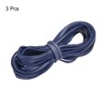 thumbnail image 3 of Uxcell 5.47 Yards 2.6mm Flat Leather Cord Suede String for DIY Crafts, Navy Blue 3Pack, 3 of 6