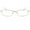Beige, variant on Unisex Optical Eyewear - Rectangle Shape, Metal Full Rim, Beige