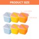 thumbnail image 4 of GOOHOCHY 6pcs Moldo de hielo individual Molda Silicona Cubo de hielo Hacer moldes con tapa para bebidas Cóctel, 4 of 7