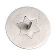 thumbnail image 2 of Luzkey Candle Cover, Candle Attachments, Evenly Melting, Decorative Candle Accessories Made of Stainless Steel in Glass, Candle Lid in Glass for The Living R S Hexagonal Star, 2 of 8