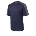 thumbnail image 5 of Sport-Tek Youth PosiCharge Competitor Sleeve Blocked Tee-XL (True Navy/ Iron Grey), 5 of 6