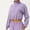 Purple, variant on White Womens Mock Neck Tops Blouson Long Sleeve Fashion Solid Modern Fall Winter Pullover Tops Refreshing Relaxed Fit ,M