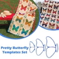 thumbnail image 2 of BUYISI Acrylic Sewing Tool Pretty Butterfly Beautiful Butterfly Stencil Ruler M, 2 of 4