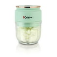 thumbnail image 1 of Cordless/Rechargeable Chopper with USB cord & Glass Bowl, Green, 1 of 5