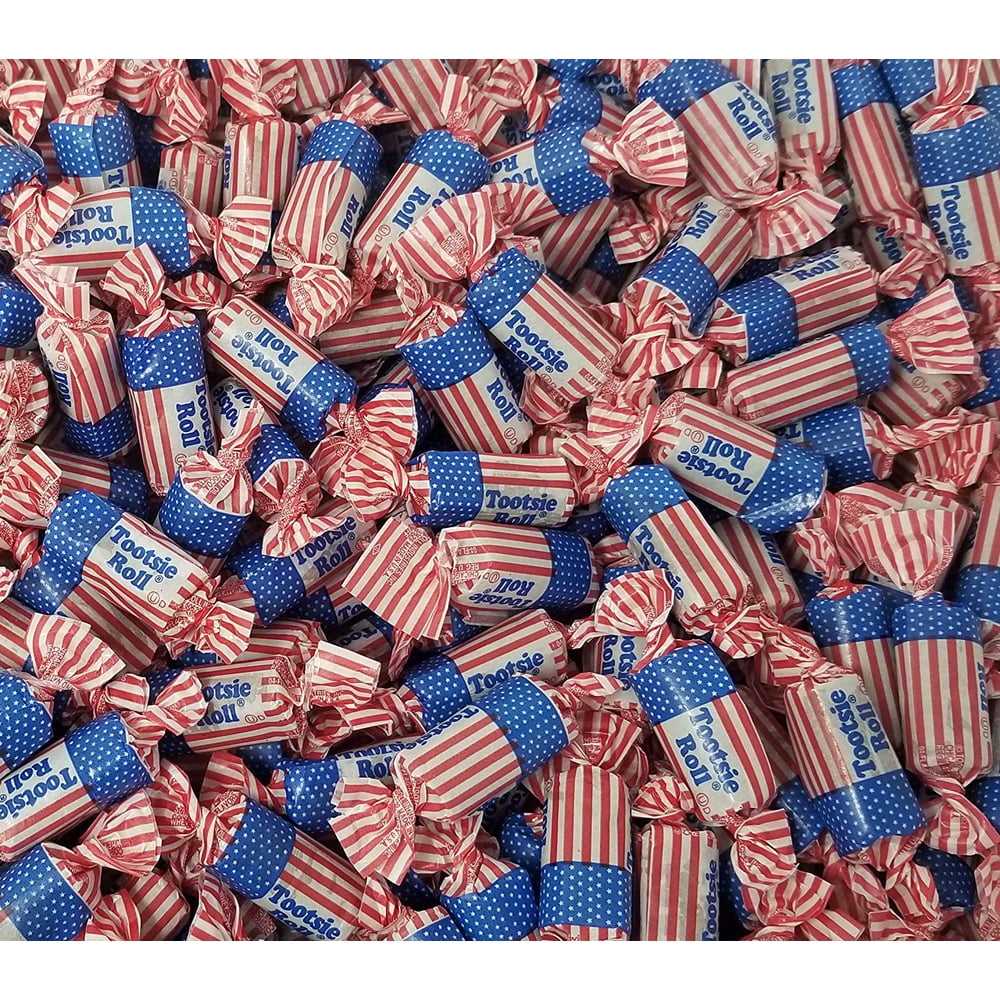 Tootsie Roll Stars Stripes USA Flag Midgees Candy Patriotic Candy 