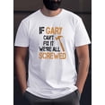 thumbnail image 1 of Camiseta informal holgada con estampado de Gary y Hammer para hombre, transpirable, cómoda y de corte regular, ideal para entrenar y disfrutar del tiempo libre. Ideal para el verano, ideal para regala, 1 of 6
