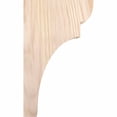 thumbnail image 3 of 3 1/2"W x 6"D x 10"H Yorktown Smooth Corbel, Douglas Fir, 3 of 9