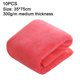 thumbnail image 2 of Paquete de 10 toallas de peluquería – Toalla de secado rápido para cabello, manos, uso facial en casa, salón, spa, barbería, 2 of 5