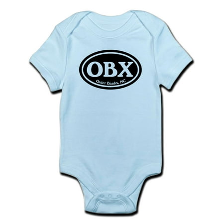 

CafePress - OBX Outer Banks NC Oval Infant Bodysuit - Baby Light Bodysuit