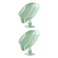 thumbnail image 2 of Advancent Jaboneras resistentes Soporte de esponja Cuarto de baño Ducha sin perforaciones Contenedor de ventosa Estante Bandeja de almacenamiento Verde 2piezas Advancent CBP020814, 2 of 6