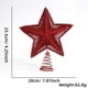 thumbnail image 3 of Adorno navideño Godom para la punta del árbol - Estrella de cinco puntas - Decoración para fiestas navideñas - Adorno navideño sencillo, 3 of 5