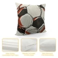thumbnail image 4 of Chilfamy Soccer Gifts Soccer Decor Throw Pillow Covers Soccer Coach Gifts Soccer Team Gifts for Football Lovers Players Fans Birthday Gifts for Women Her Girl Teens Pillowcase White, 4 of 5