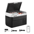 thumbnail image 3 of VEVOR 12 Volt Car Refrigerator, 26.4QT/25L Car Fridge, Portable Electric Cooler with -4℉~68℉ Adjustable Temperature, 12/24V DC and 100- 240V AC Compressor Freezer for Outdoor, Camping, Travel, RV, 3 of 9