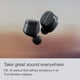 thumbnail image 2 of Bowers & Wilkins Pi6 Wireless Earbuds (Cloud Grey), in-Ear Bluetooth Earphones with aptX Adaptive & 12mm Drivers, Bespoke Active Noise Cancelling Earbuds, 3 Built-in Mics, 15-Min Quick Charging, 2 of 5