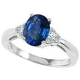 thumbnail image 2 of Tommaso Design� Genuine Sapphire Ring, 2 of 8