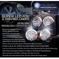 thumbnail image 4 of For 2005 2006 2007 2008 2009 2010 Chevy Cobalt LED Foglamps Foglights Driving Fog Lamps Lights Kit, 4 of 5