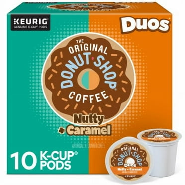 The Original Donut Shop Duos Nutty   Caramel Coffee Pods