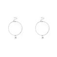 thumbnail image 4 of Sonducket Tobillera de cadena Ajustable Oro Plata Estrella de mar Estilo simple Geométrico Joyería de moda Pulseras de tobillo para niñas plata 2Conjunto, 4 of 6