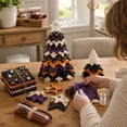 thumbnail image 4 of Thanksgiving DIY Tree Tree Quilt Kit – Easy Layered Fabric Holiday Decorations for Quilting Lovers, Traditional Christmas Halloween Fabric Art Kit for Adult Crafters（Chicken), 4 of 7
